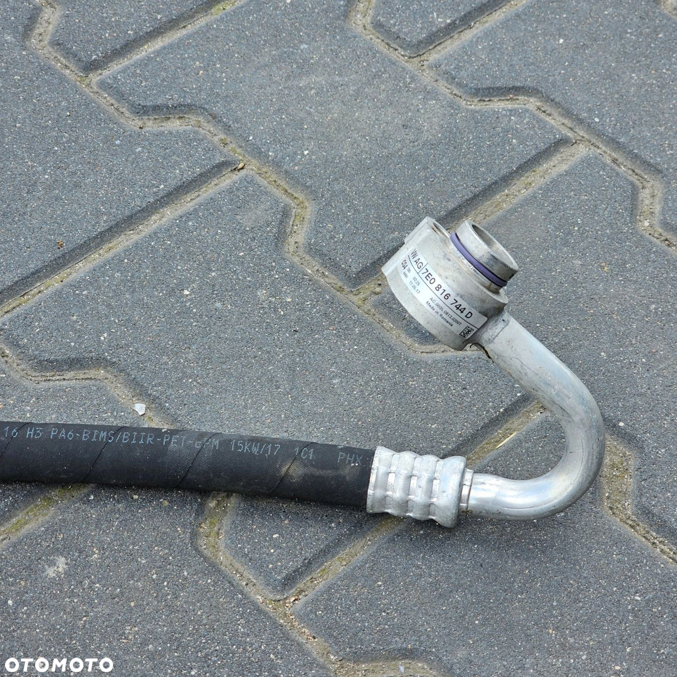 VW T6 przewód wąż klimatyzacji 7E0816744D - 2