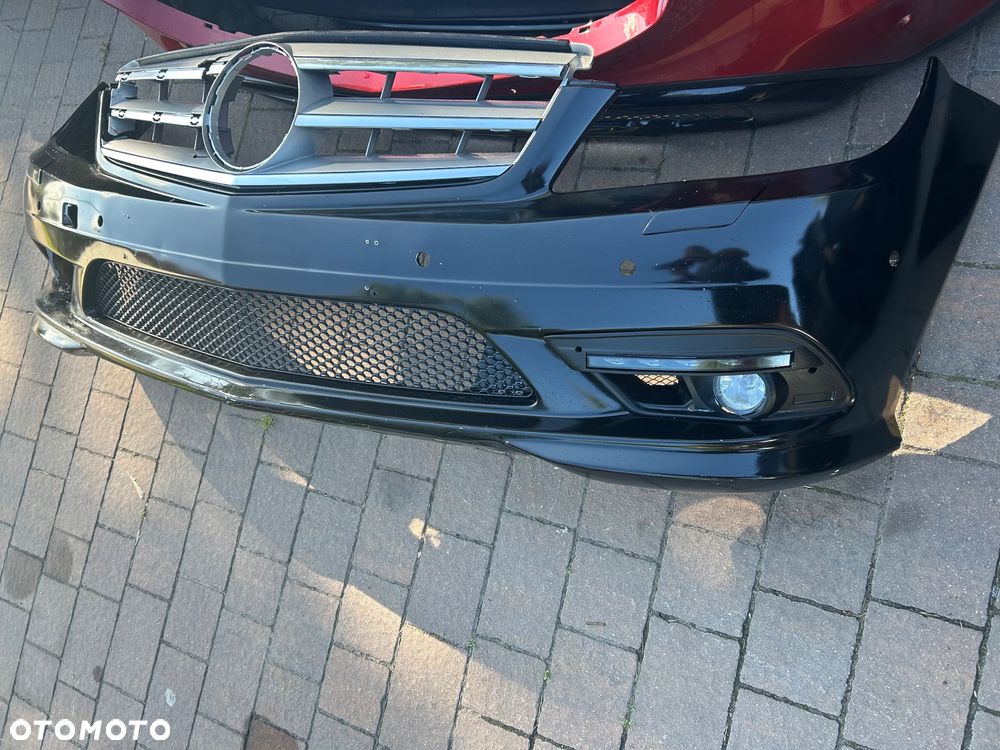 MERCEDES C-KLASA W204 PAKIET AMG ZDERZAK SPRYSK PDC 07-ORG - 1