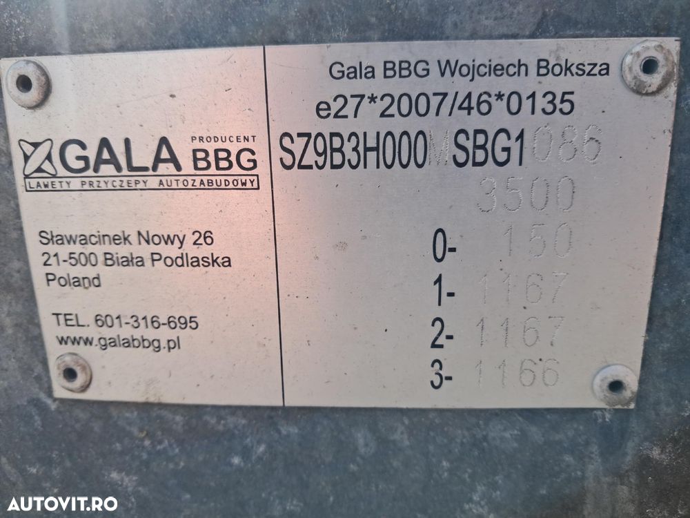 SYRIUSZ B3H REMORCA CU 3 AXE TRANSPORT AUTO - 12