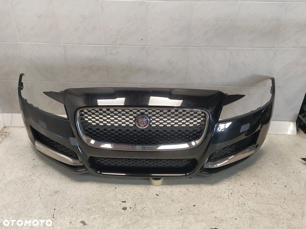 JAGUAR XF X260 ZDERZAK PRZÓD PRZEDNI KOMPLETNY SPRYSKIWACZE GRILL ATRAPA CHŁODNICY ZNACZEK ORYGINAŁ - 2