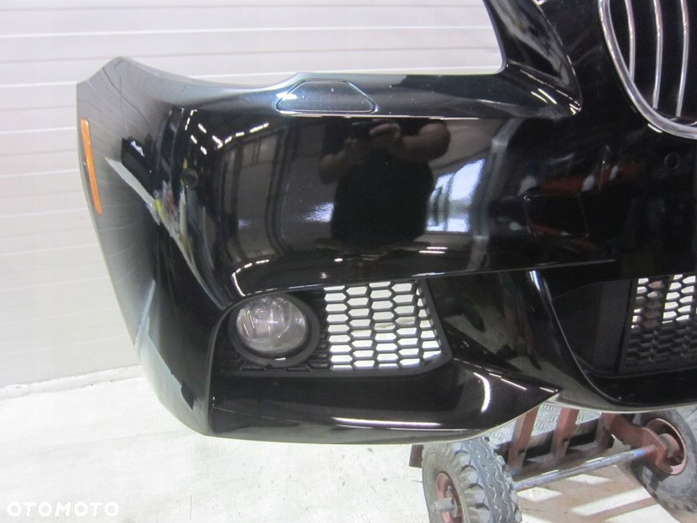 BMW F10 F11 ZDERZAK PRZEDNI PRZÓD 668 CZARNY PRZED LIFTEM MPAKIET 2013R PDC - 5