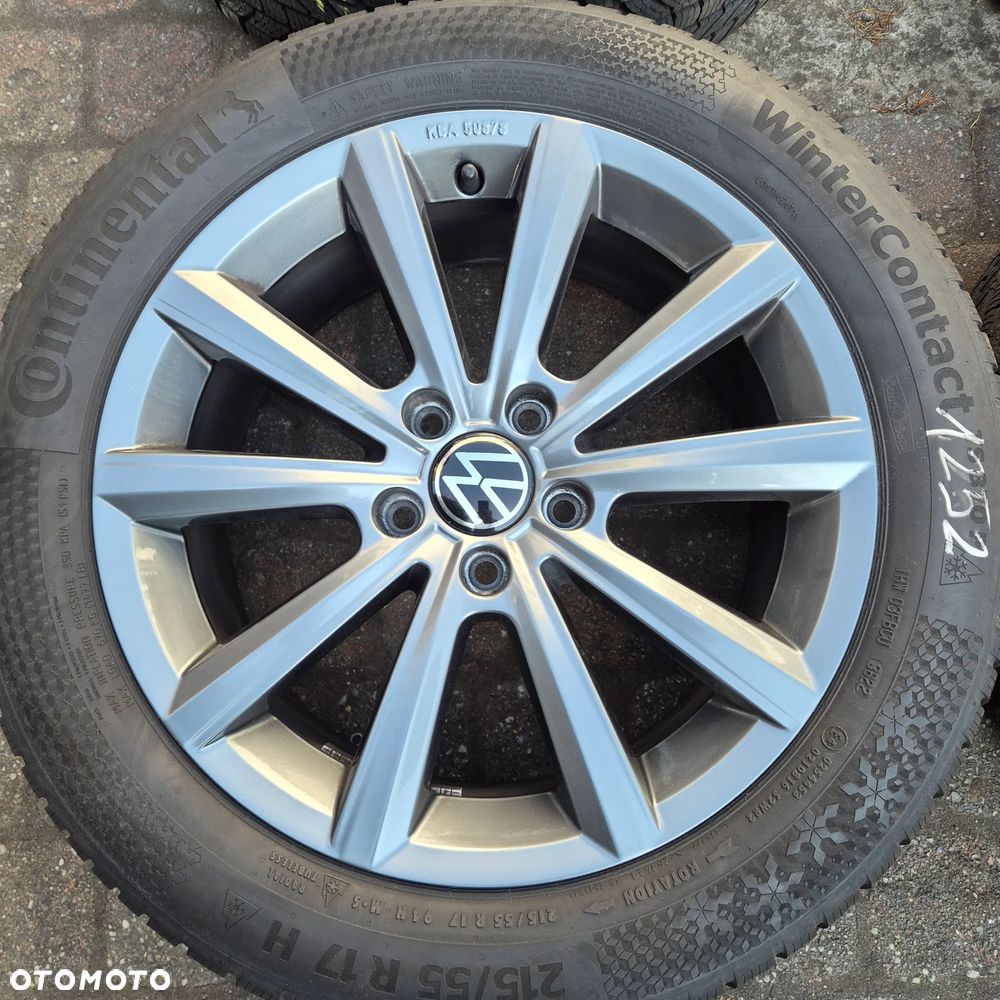 ZIMA KOŁA 215/55 R17 W PASSAT TOURAN SHARAN T-ROC SUPERB OCTAVIA KAROQ YETI - 2