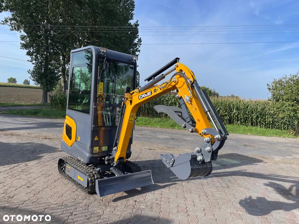 Inny Minikoparka CAVE CE12 PROMOCJA! 1200KG z Kabiną 2026r Nowość LEASING RATY, Skrętne ramie, Ogrzewanie, ZESTAW - 22