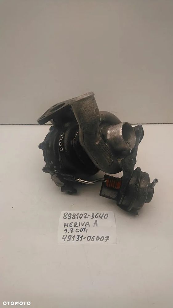 TURBO TURBOSPRĘŻARKA OPEL MERIVA A COMBO C CORSA C ASTRA H III 1.7 CDTI DIEASEL 4510069 / CZERWONA GUMKA - 11