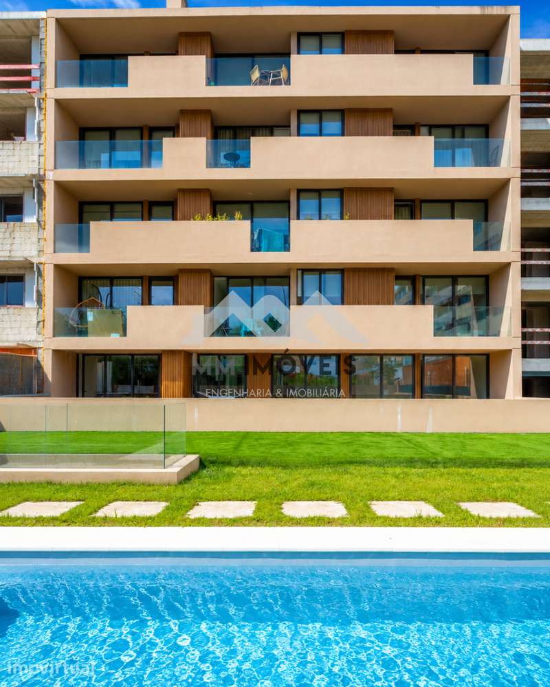 T2 Novo 2025 | Piscina | 2 Varandas com Churrasqueira | Piscina | Gara - Grande imagem: 3/53
