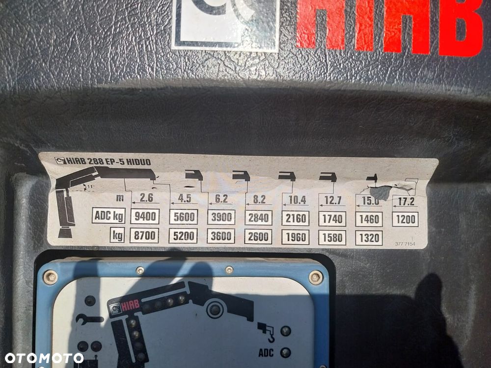 Mercedes-Benz Antos z HIAB 288 / 15m /Pilot/3-oś skrętna - 22