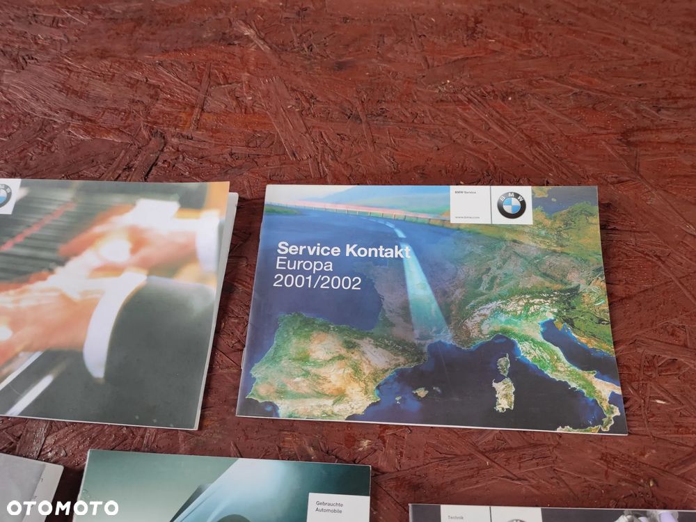 BMW E39 ORYGINALNY KPL. DOKUMENTÓW / INSTRUKCJE OBSŁUGI + POKROWIEC NA DOKUMENTY O NR. 9 789 718 OEM - 14