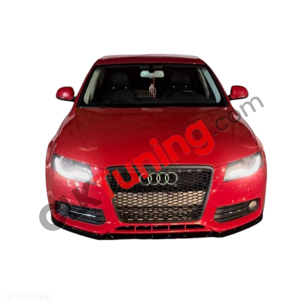 Lip prelungire tuning pentru bara fata dedicat pe Audi A4 B8 - 6