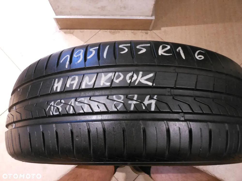 Opona pojedyńcza 195/55r16 hankook kinergy eco 2 6,8mm lato - 1