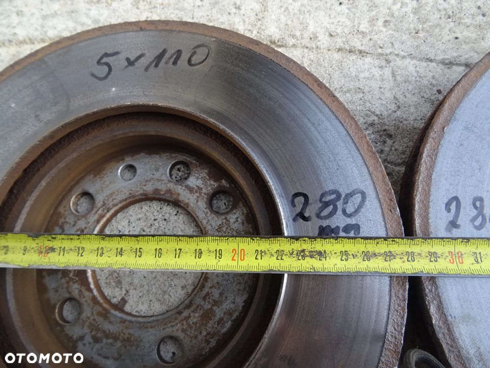 OPEL ZAFIRA B ASTRA H ZACISK PRAWY LEWY PRZÓD JARZMO ZACISKI PRZEDNIE 57/25 280mm - 21