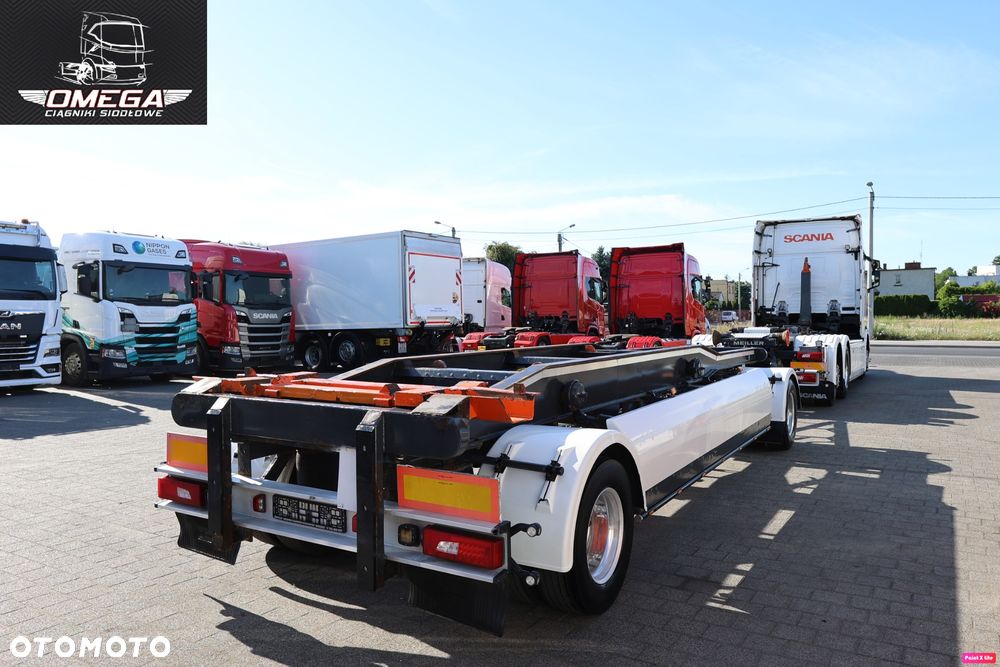 Scania S 500 Hakowiec + przyczepa // Oś skrętna // MEILLER // Klima postojowa / - 23