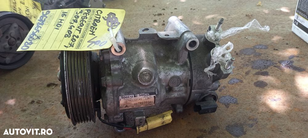 Compresor de clima Peugeot 207 ,307 408 1.6 hdi 2007 - 2