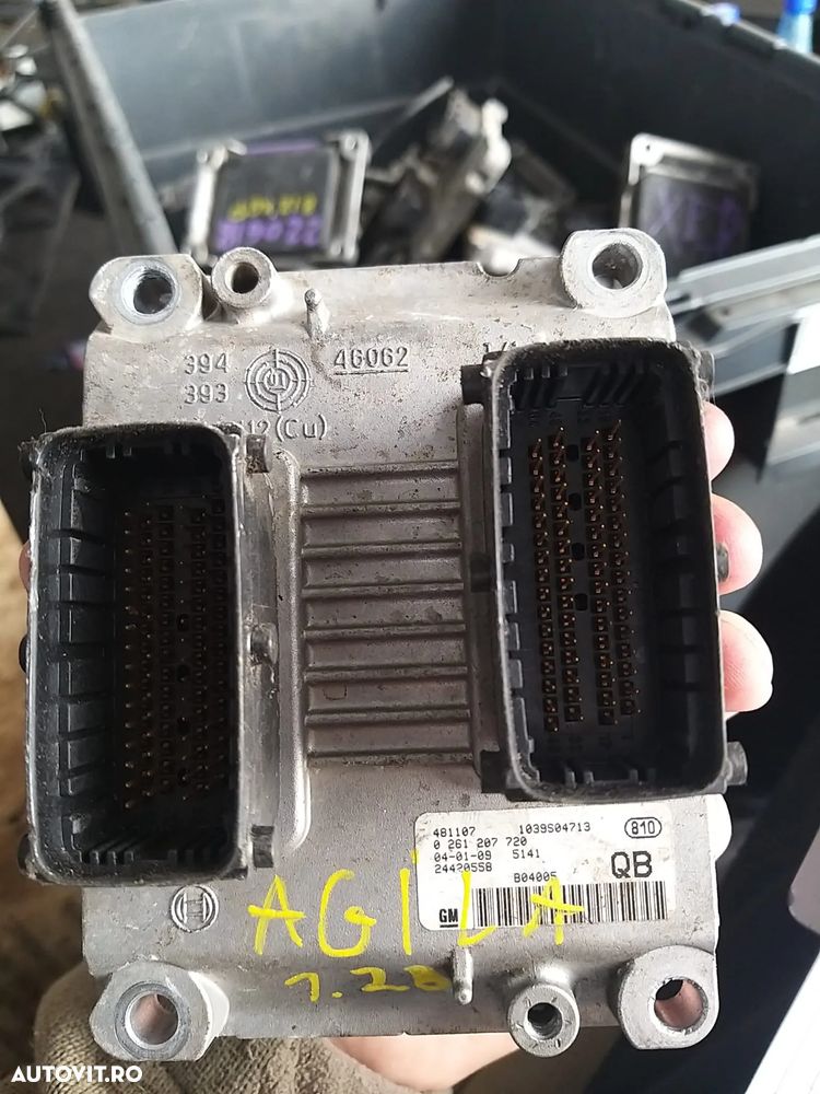 Calculator ECU cod: 0261207720 pentru Opel Agila 1.2B an 2000-2007 - 1