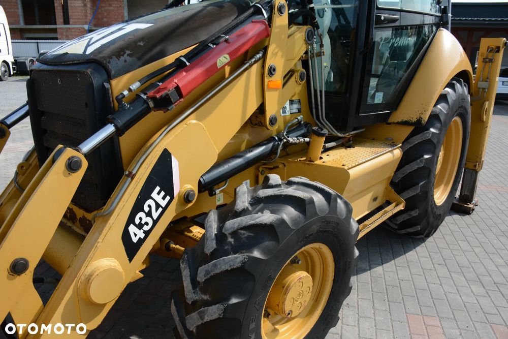 Caterpillar 432E / 2008r / 4479 mtg / Klimatyzacja / Szybkozłącze / 5 łyżek / Super stan - 9
