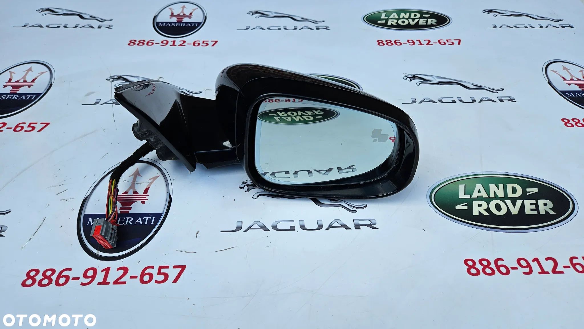 Jaguar XJ 351 2010-2015 Kompletne lusterko prawe Pasażera ANGLIK KOLOR PEF 16 kabli - 1