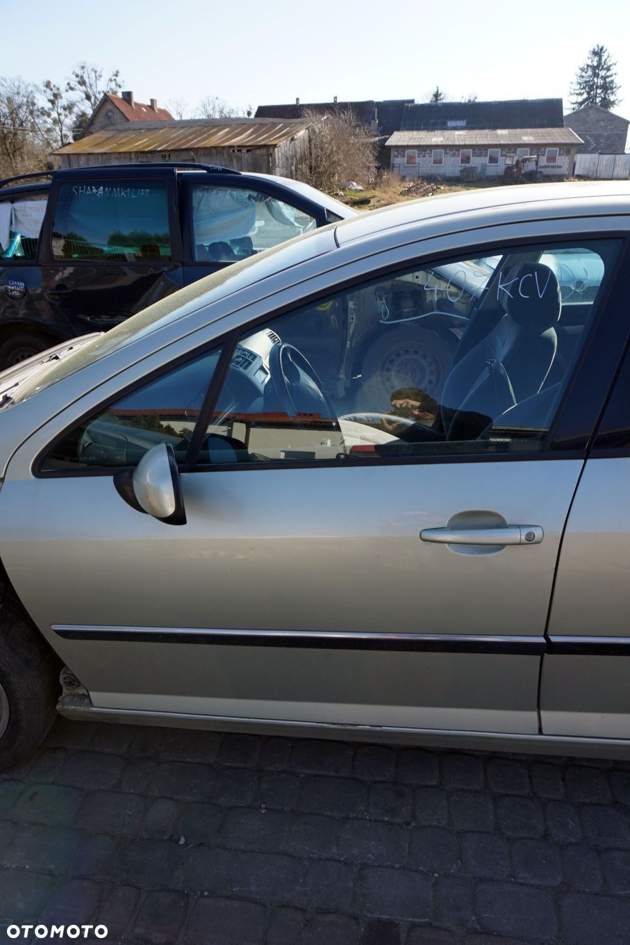 DRZWI PRZEDNIE LEWE 407  SEDAN KCVD  ZŁOTY PEUGEOT 2004-2007 - 1
