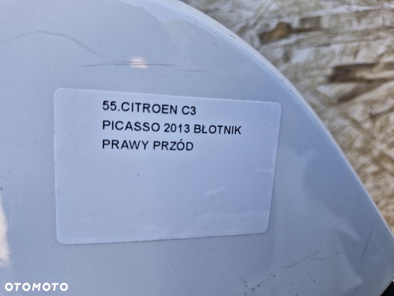 CITROEN C3 PICASSO BŁOTNIK PRAWY PRZÓD PRZEDNI - 2