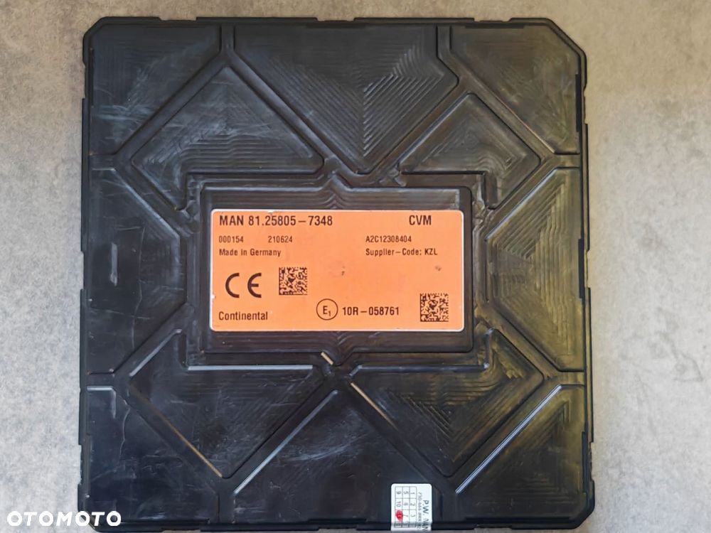 APARAT STERUJĄCY / STEROWNIK / KOMPUTER CVM MAN TGX TGS 81.25805-7348 - 1