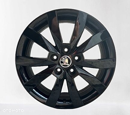 Felgi Alu Skoda Octavia 5x112 17 6,5J ET 48 Czarny połysk - 1
