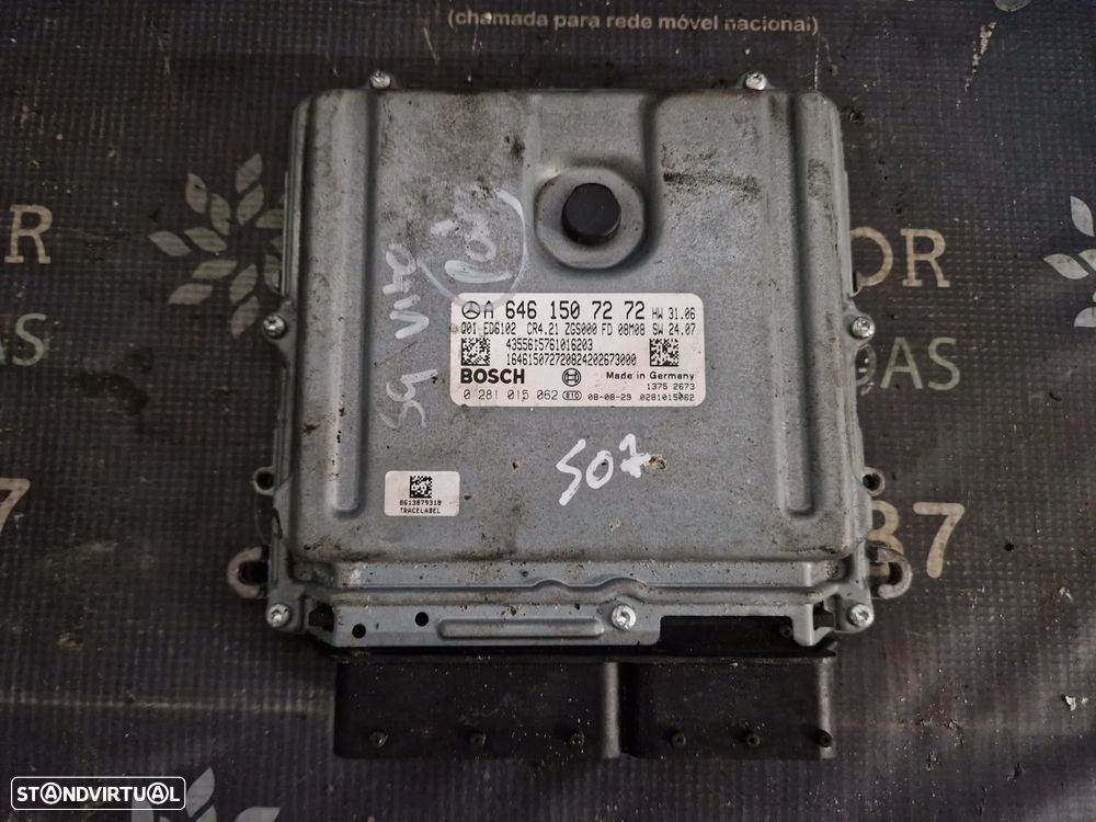 Centralina usada BOSCH A 646 150 72 72 MERCEDES VITO W639 2.2 CDI VIANO - 1