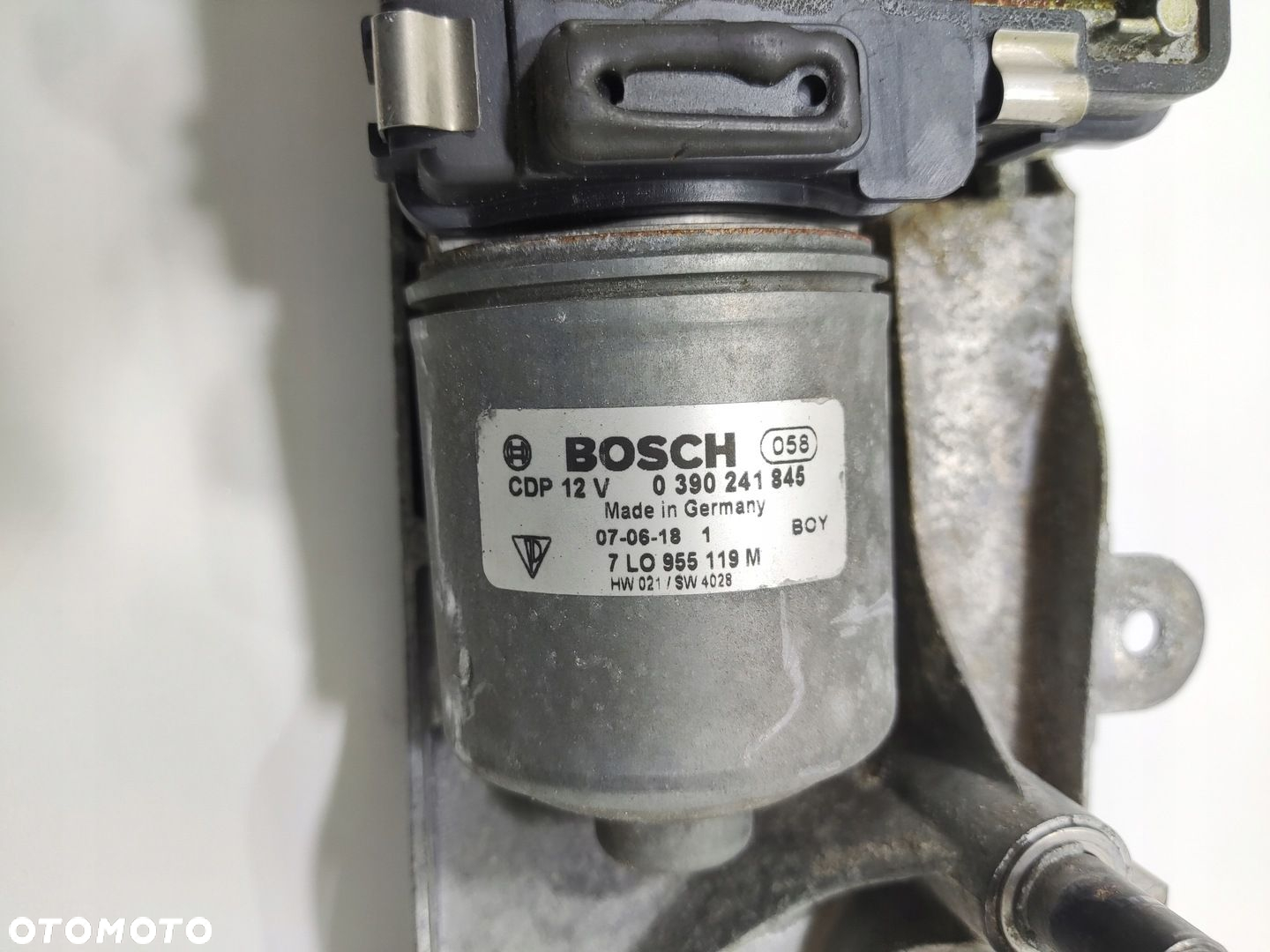 MECHANIZM WYCIERACZEK PRZÓD PORSCHE CAYENNE I 2007-2009 LIFT 7L0955023AD - 5