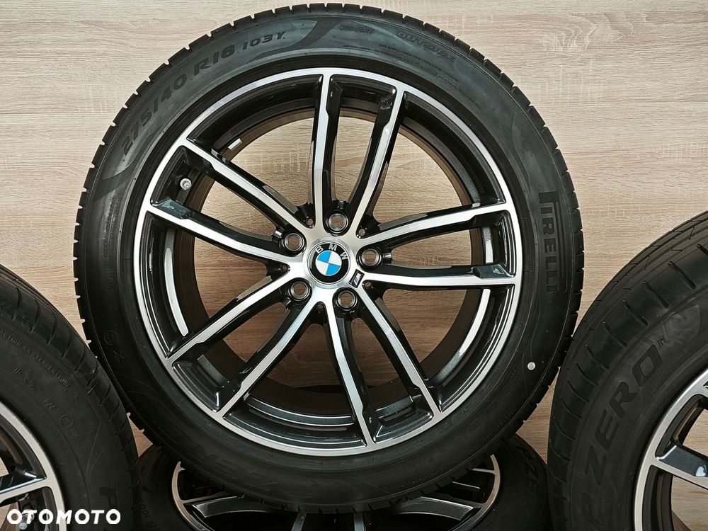 KOŁA 18" FELGI OPONY M-PAKIET BMW 5 G30 G31 34 km JAK NOWE RFT 275/40R18 - 2