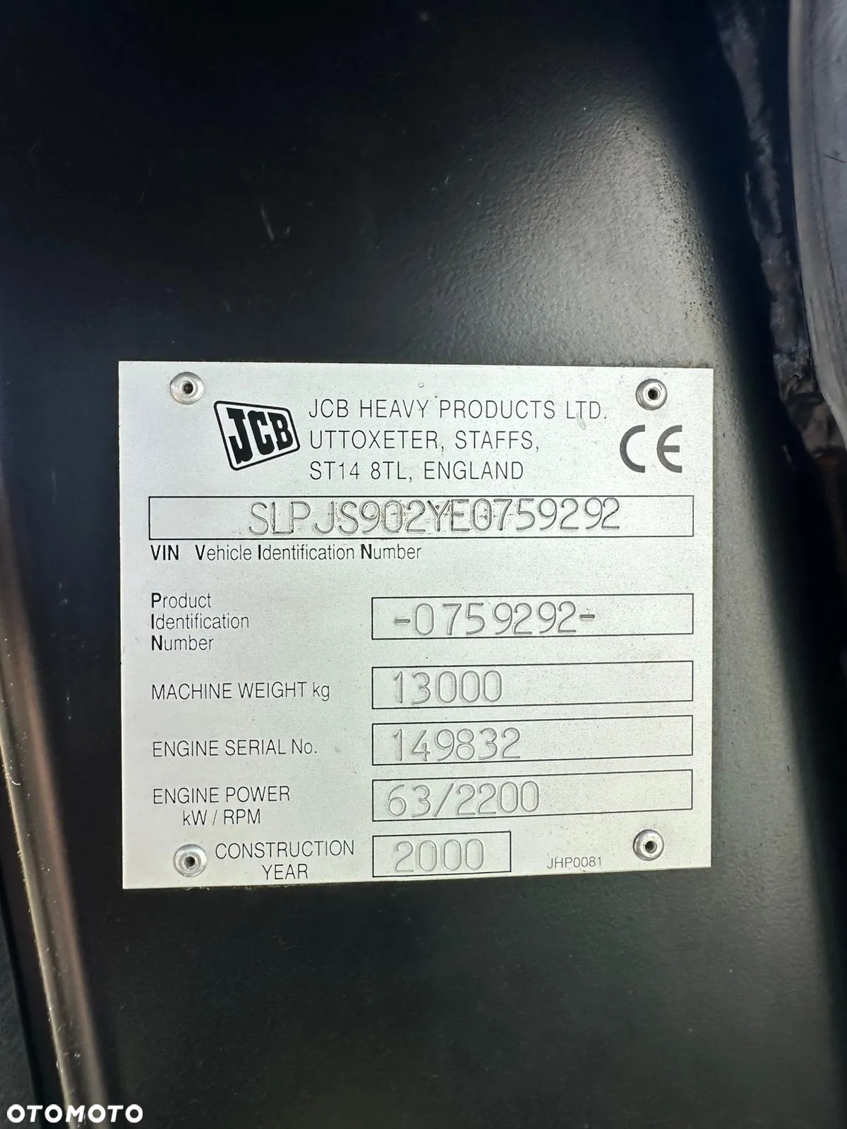 JCB JS130 Koparka gąsienicowa, 2000rok, 130KM - 18