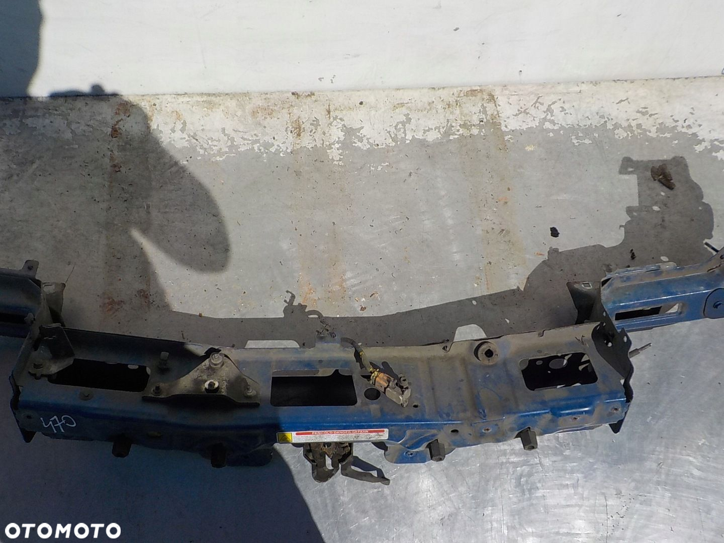 470 FIAT DOBLO II COMBO PAS PRZEDNI BELKA WZMOCNIENIE CZOŁOWE - 4