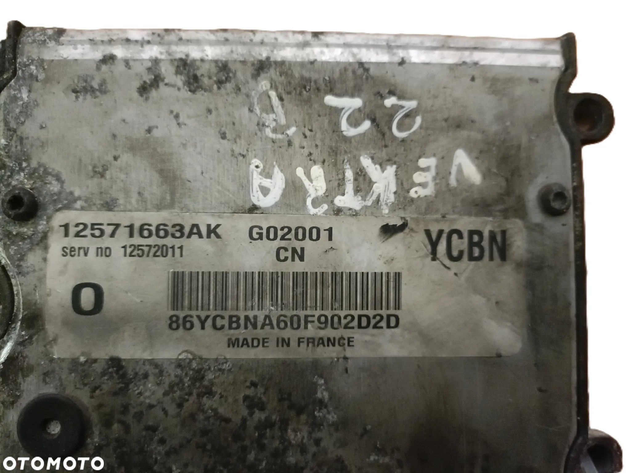 OPEL VECTRA C 02-08 2,2 B KOMPUTER STEROWNIK 12571663AK * - 4