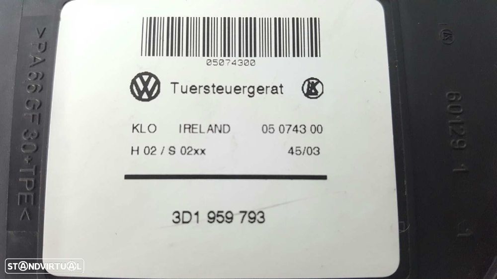 MOTOR ELEVADOR FRENTE ESQUERDO VOLKSWAGEN TOUAREG (7L6) TDI R5 - 2