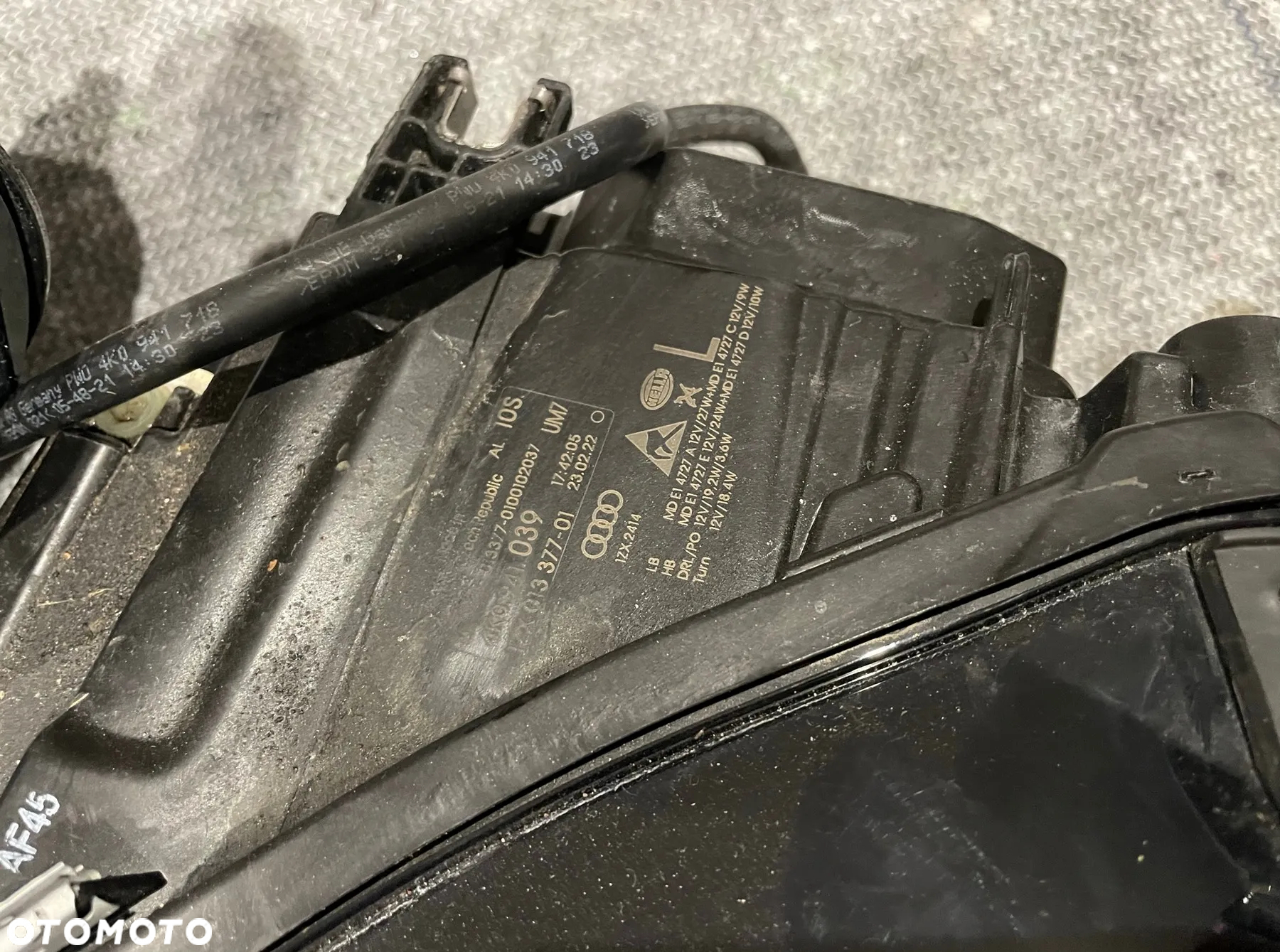 Audi A6 C8 4K reflektor matrix prawy lewy kompletne 4K0941039 4K041040 - 4