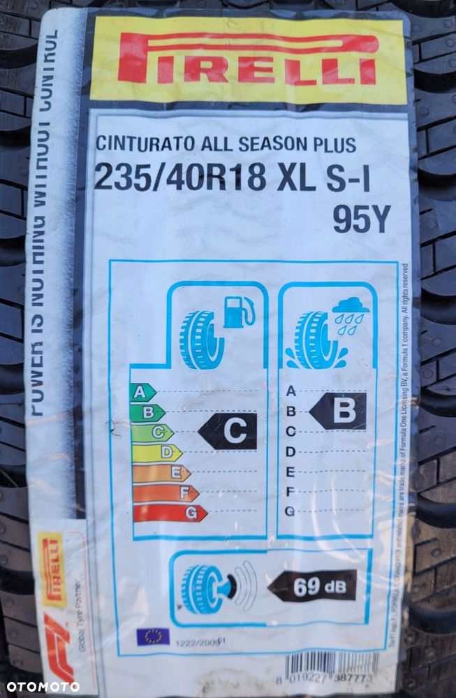 2x Pirelli Cinturato Plus AllSeason 235/40R18 95Y W27A - 4