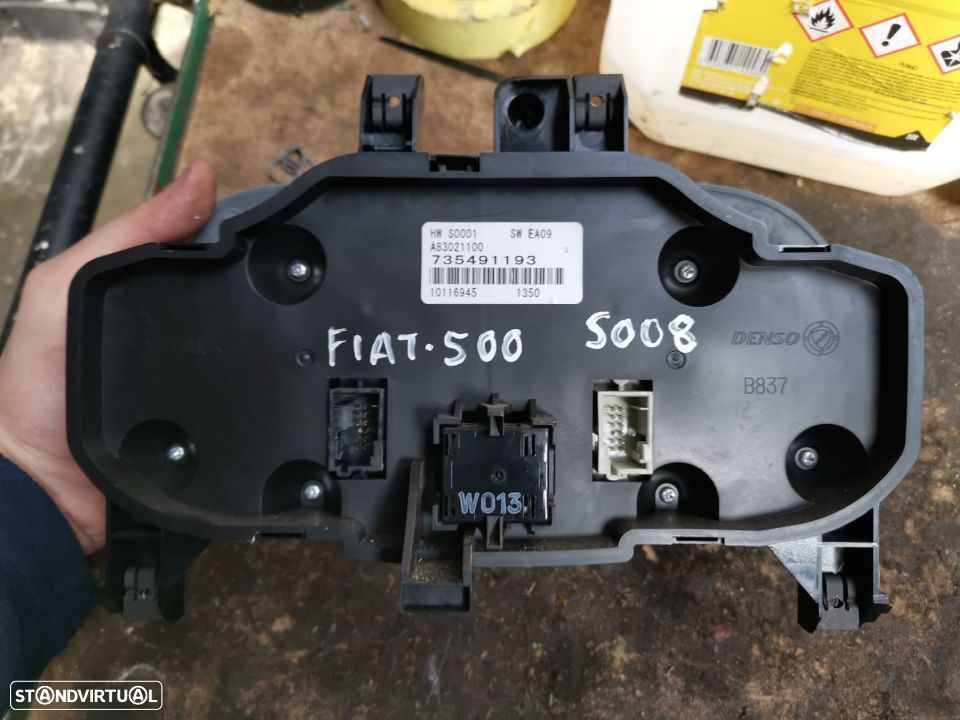 FIAT 500 MODULO COMANDO CHAUFAGEM S008 - 2