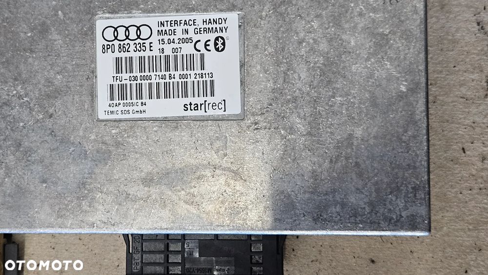 Audi A4 B6 B7 moduł sterownik Bluetooth 8P0862335E - 1