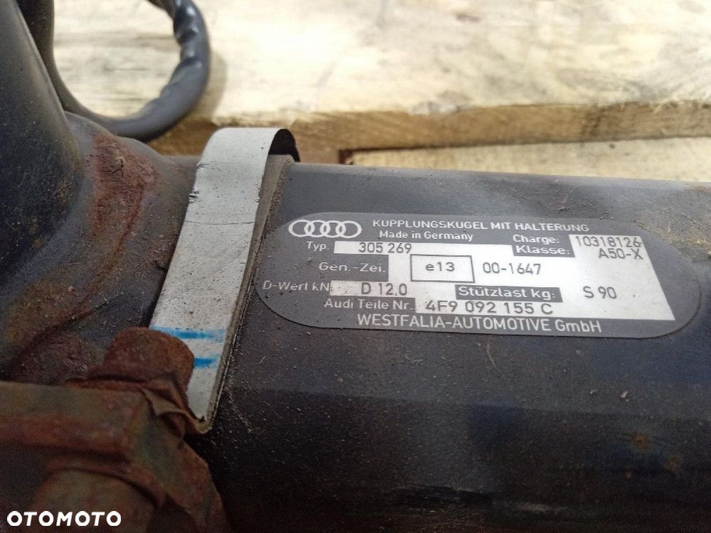 AUDI A6 C6 KOMBI HAK HOLOWNICZY STEROWNIK WIĄZKA 13 PIN 4F9092155C - 5