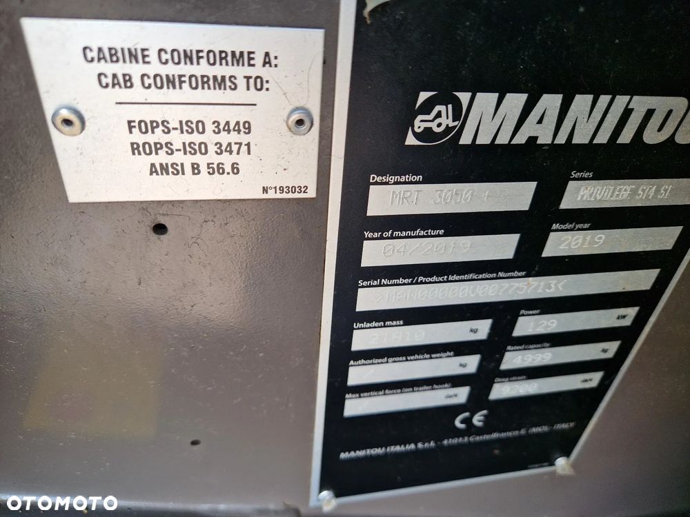 Manitou MRT 3050 jak 2550 2660 M494 - 9