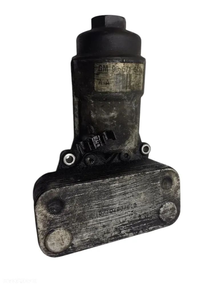 OBUDOWA PODSTAWA FILTRA OLEJU OPEL VECTRA C 2.2DTI SLASK WYSYLKA - 1