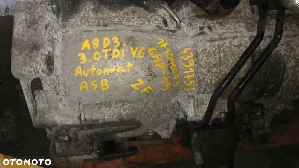 audi a8 d3 3.0 TDI V6 QUATTRO skrzynia biegów automatyczna oznaczenie ASB - 2
