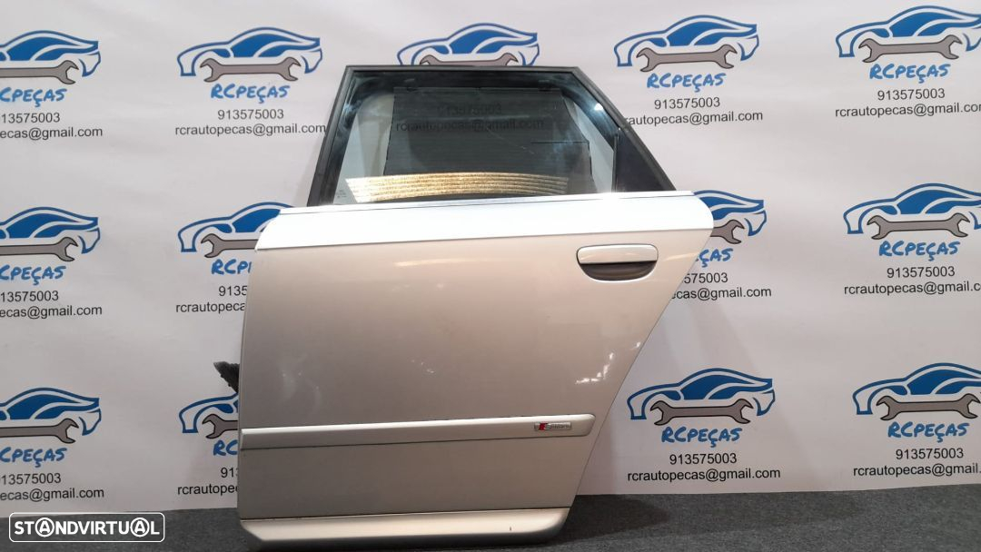 PORTA PORTAS TRASEIRA TRÁS ESQUERDA AUDI A4 B7 SLINE AVANT CARRINHA 8E0833051J 8E0833051 FECHO ELEVADOR MOTOR PUXADOR VIDRO - 3