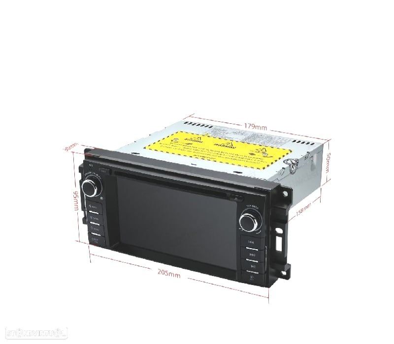 AUTO RADIO GPS ANDROID 11 PARA JEEP DODGE CHRYSLER - 7