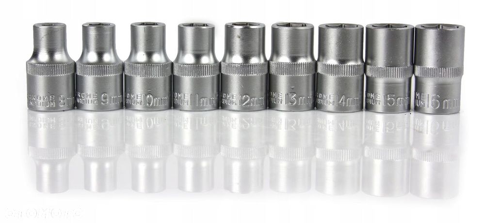 KLUCZE NASADOWE 1/2" 20szt 8-32mm - 6
