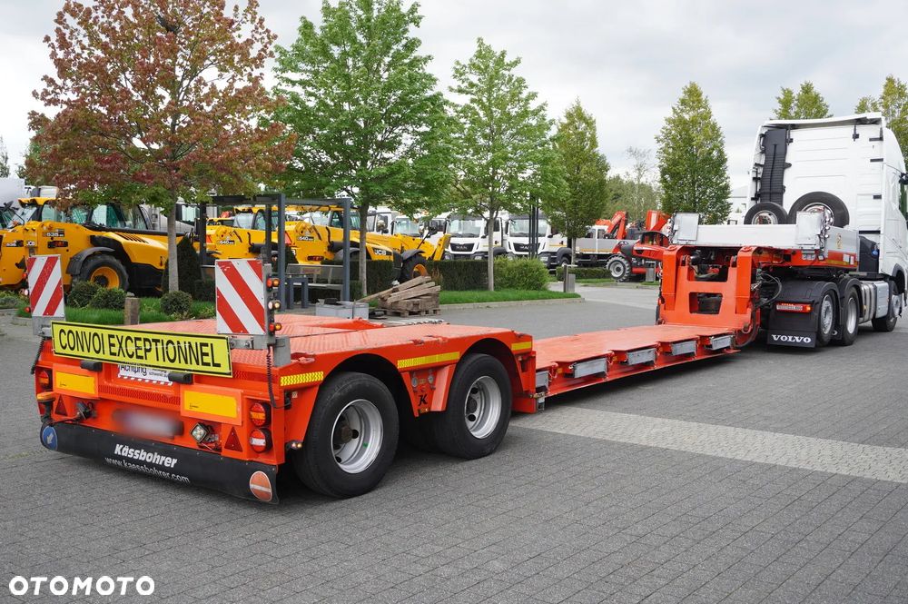 Kassbohrer LB2 TIEF-BETT / 16.5 m / Naczepa rozsuwana / osie skrętne / 2 sztuki - 9