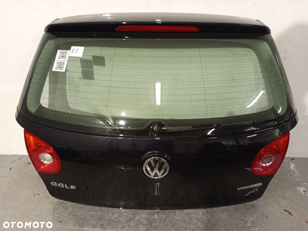 ! KLAPA TYŁ TYLNA BAGAŻNIKA DO VOLKSWAGEN GOLF 5 V HB LC9Z CZARNY - 1