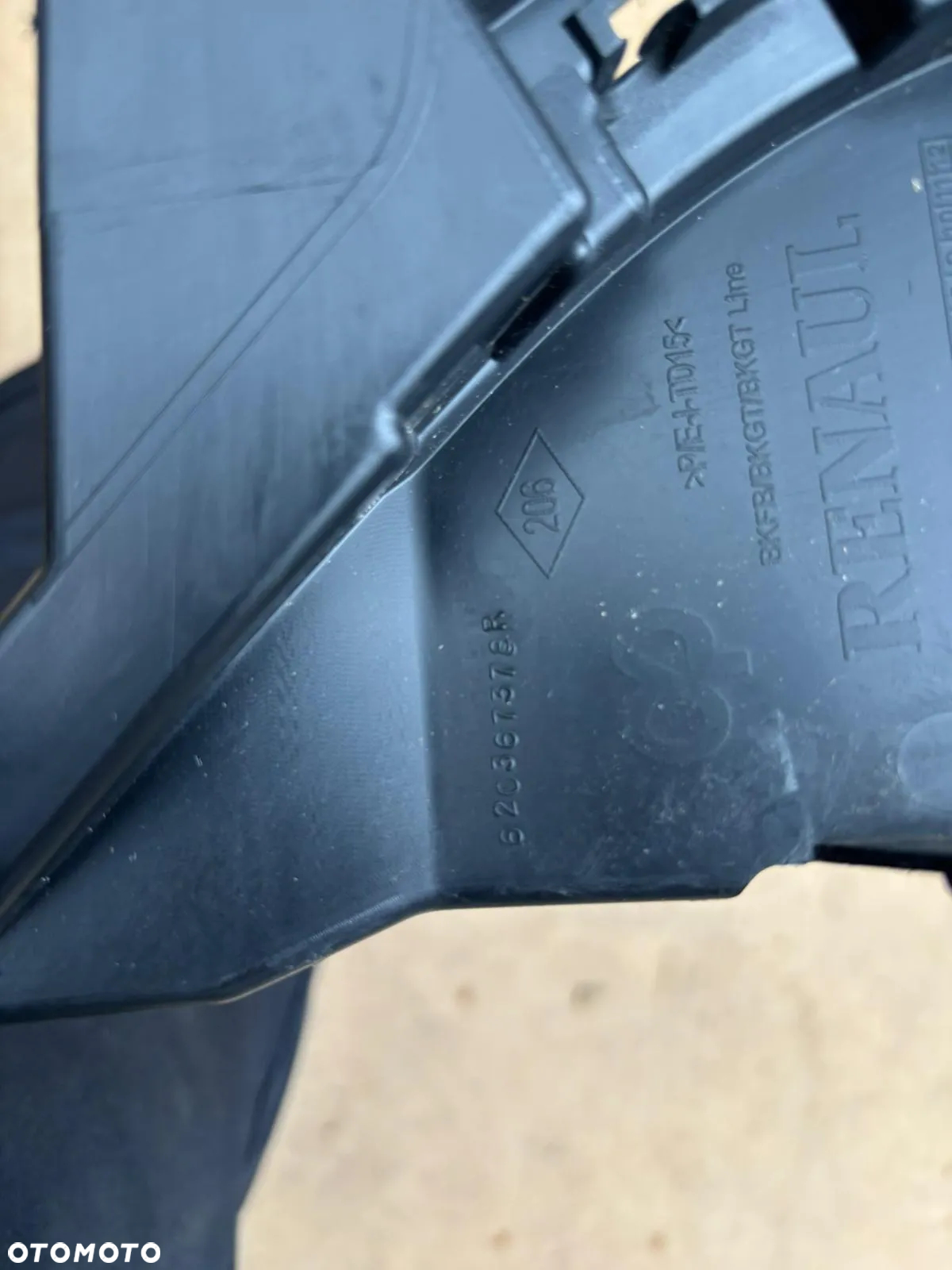 Wzmocnienie Grilla Zderzaka Podstawa Atrapa Renault Megane IV 620367378R - 7