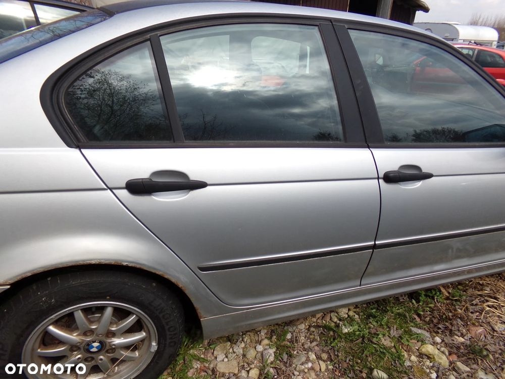 Drzwi tylne prawe BMW e46 lift sedan kolor: titansilber 354 - 1