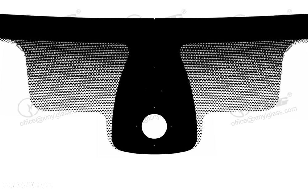 SZYBA DO RENAULT MEGANE III 5D/KOMBI 08-16 +ACOUSTIC +CAM +SENS ADAS - 1