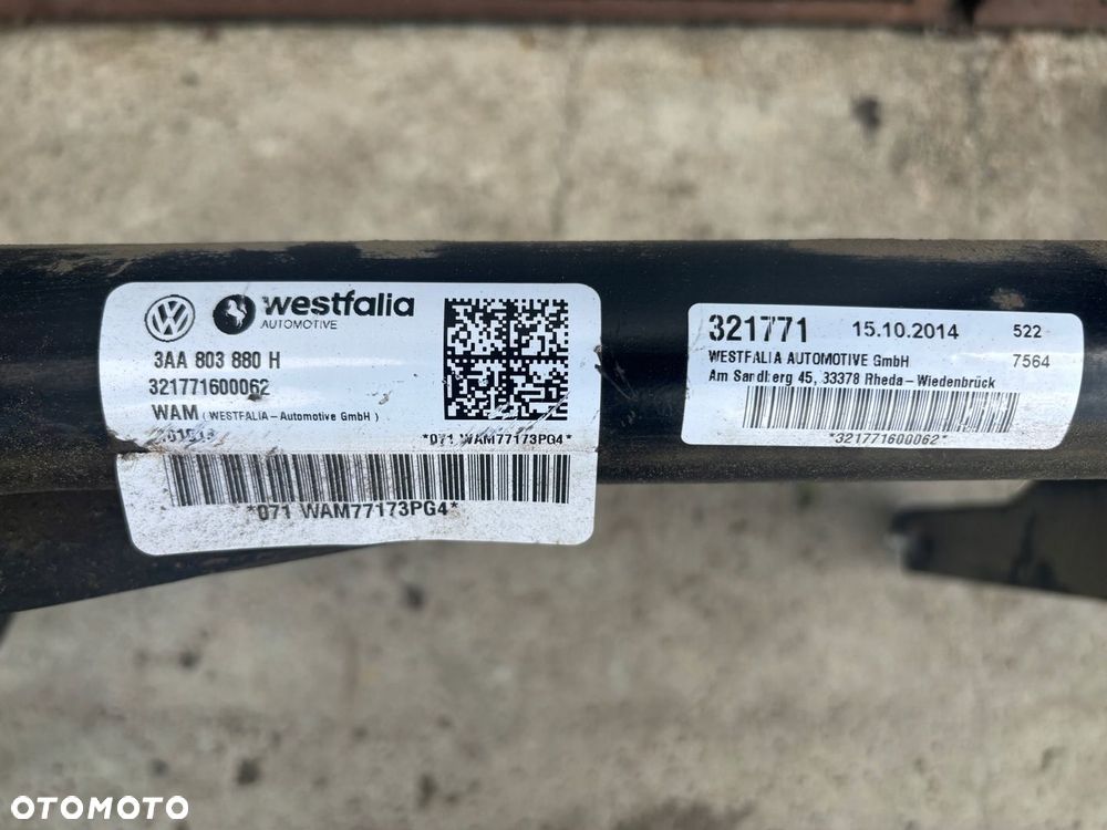 PASSAT B7 KOMBI HAK HOLOWNICZY ELEKTRYCZNY MODUŁ KOMPLETNY WIĄZKA WESTFALIA - 11