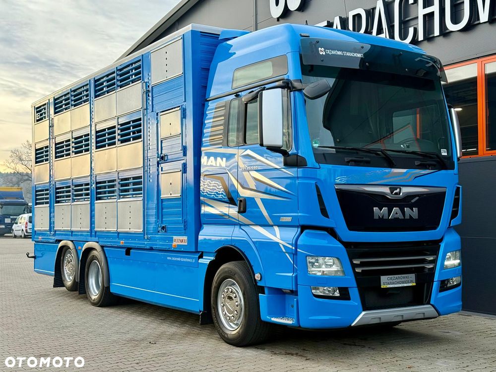 MAN TGX 26.540 // E6 // Zabudowa PEZZAIOLI // 3 poziomy hydraulika, podnoszony dach, rampa hydrauliczna // do żywca, do bydła, do transportu zwierząt - 7