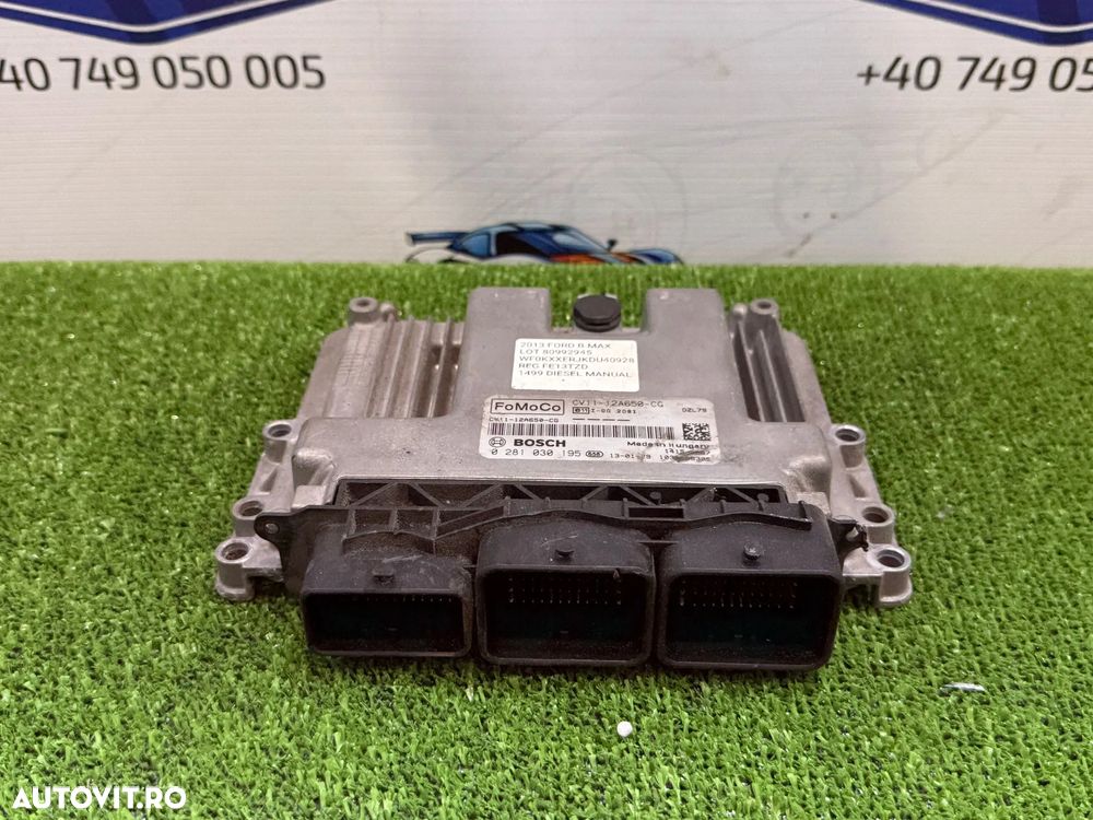 CALCULATOR MOTOR ECU FORD B-MAX ZETE 2013 1.5 DIESEL COD OEM CV11-12A650-CG / 0281030195 / Monovolum Compact 2012-2017 - 4