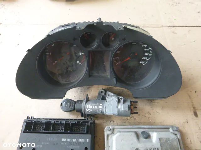 ZESTAW STARTOWY KOMPUTER STACYJKA IMMOBILIZER LICZNIK SEAT IBIZA III CORDOBA II 1.9 SDI 038906012EM - 3